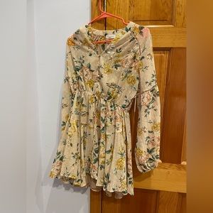 Blu Pepper Floral Dress NWT